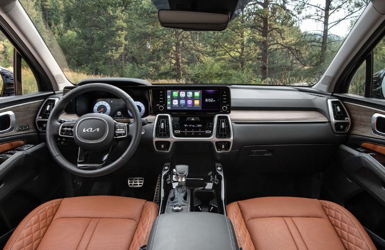2023 Kia Sorento front interior view