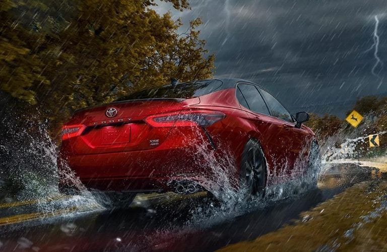 2022 Toyota Camry back and side view