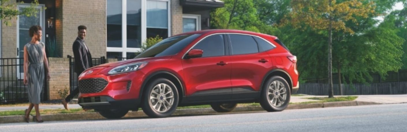 2022 Ford Escape parked across the road
