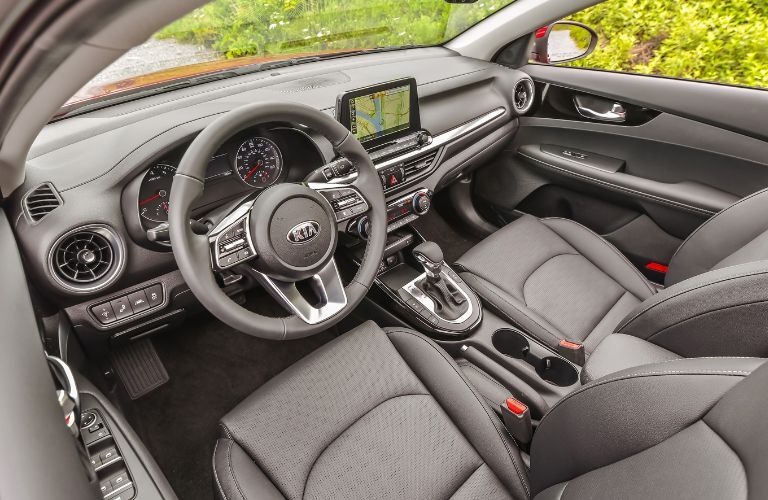 Interior of the 2021 Kia Forte