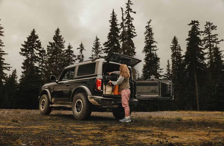 2025 Ford Bronco Base rear view with cargo space open