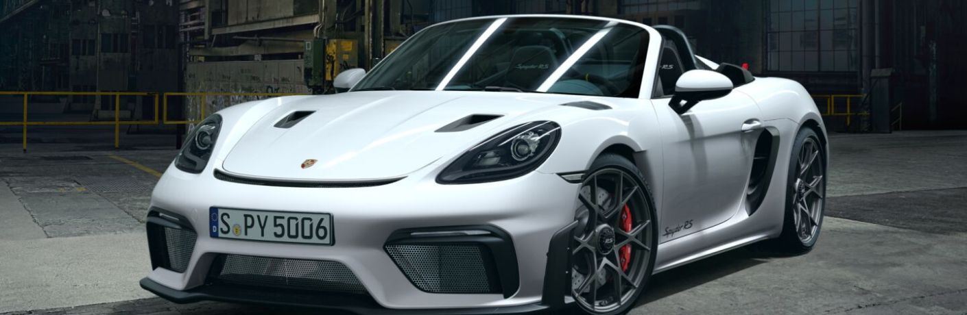 front view of the 2025 Porsche 718 Spyder RS