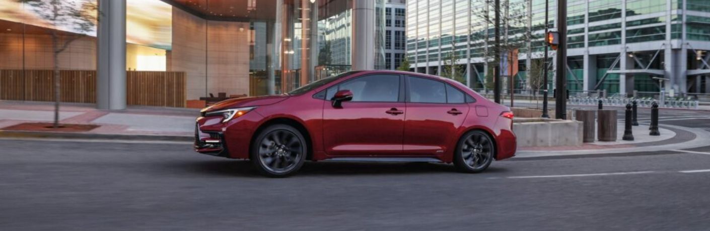 side view of the 2027 Toyota Corolla Hybrid
