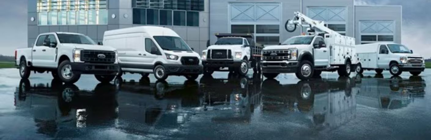 Ford commercial fleet vehicles