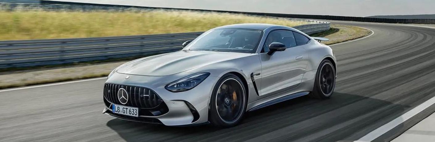 2024 MB AMG GT Coupe front and side view