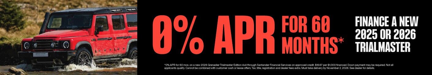 0% APR for 60 months