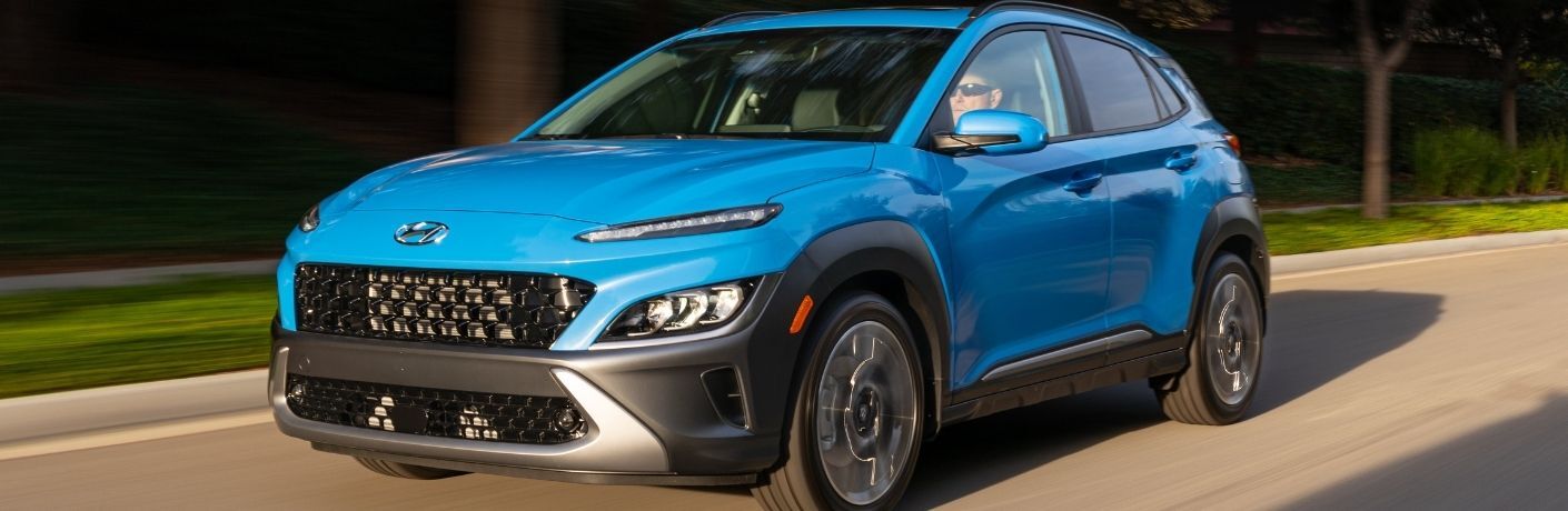 2021 Hyundai Kona front quarter view