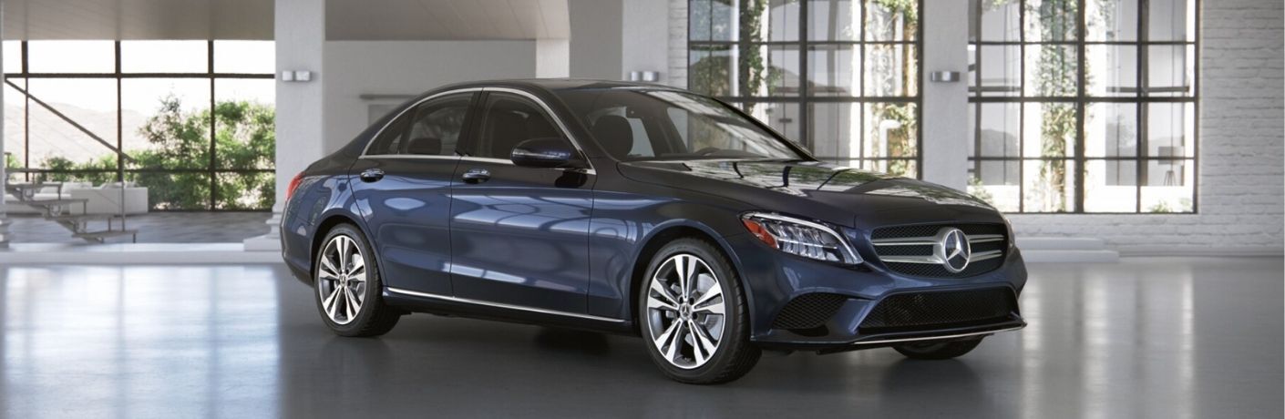 2021 MB C300 Sedan side view