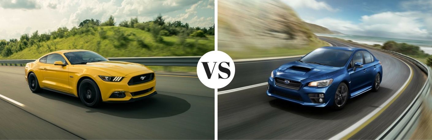 2018 Ford Mustang vs 2018 Subaru WRX