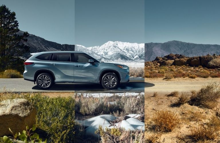 2022 Toyota Highlander on a road