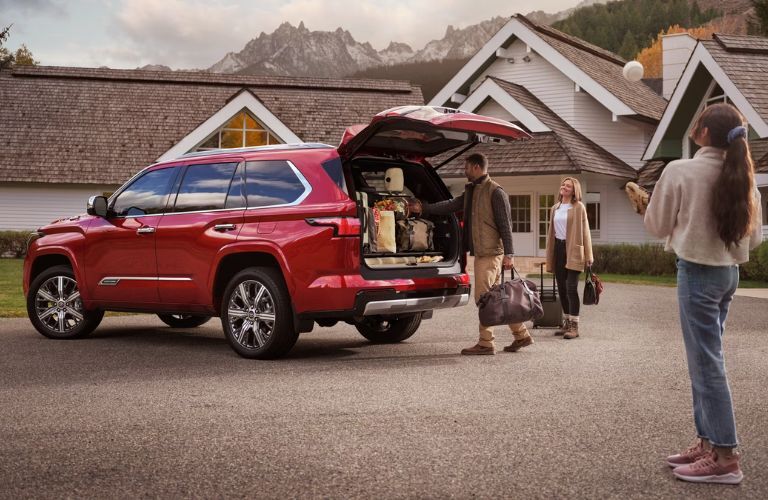 Cargo space in the 2024 Toyota Sequoia