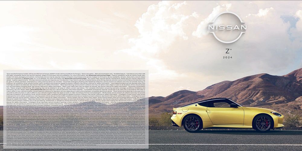 Model Brochure Nissan Z®