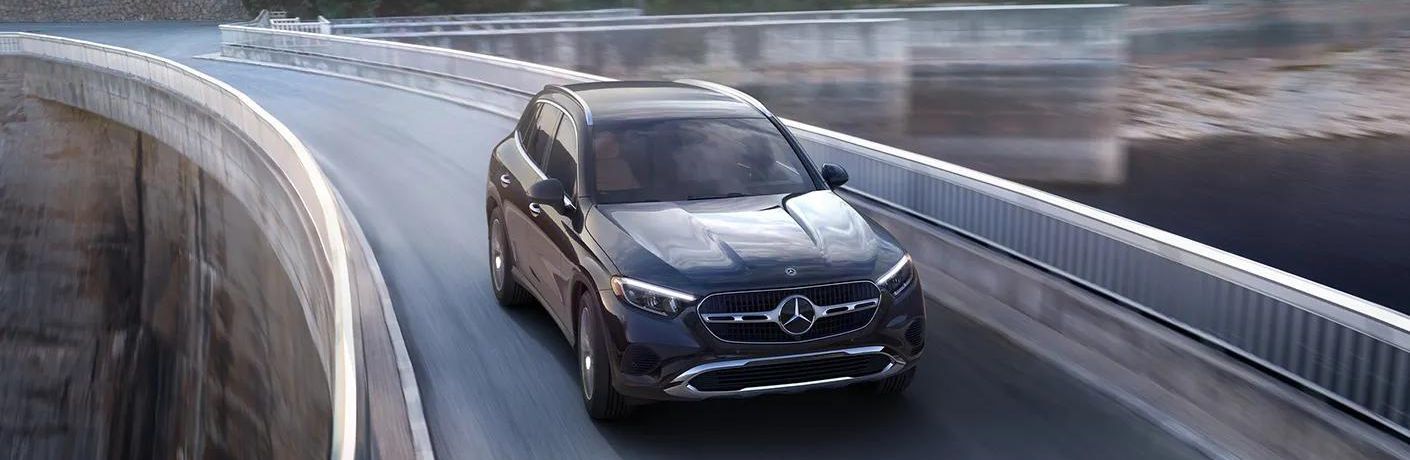 2024 Mercedes-Benz AMG GLC 43 SUV driving on the road
