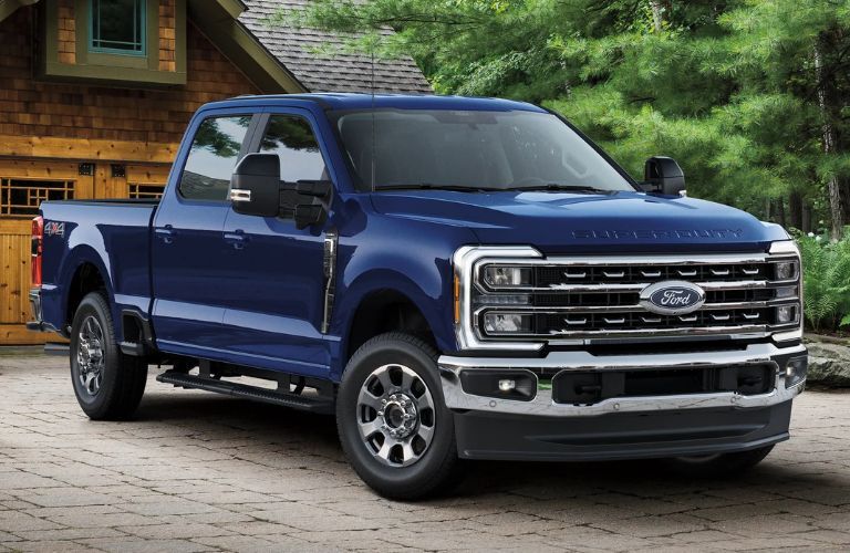 2026 Ford Super Duty side and front view