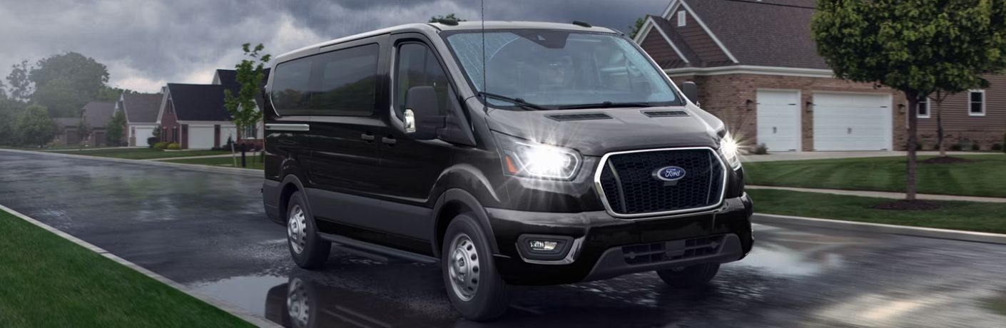 2026 Ford Transit-350 side and front view