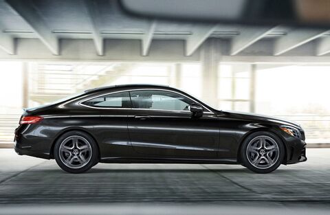 2022 Mercedes-Benz C-Class Black coupe