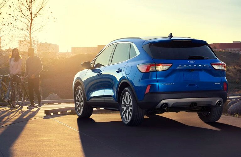 2021 Ford Escape side and back view