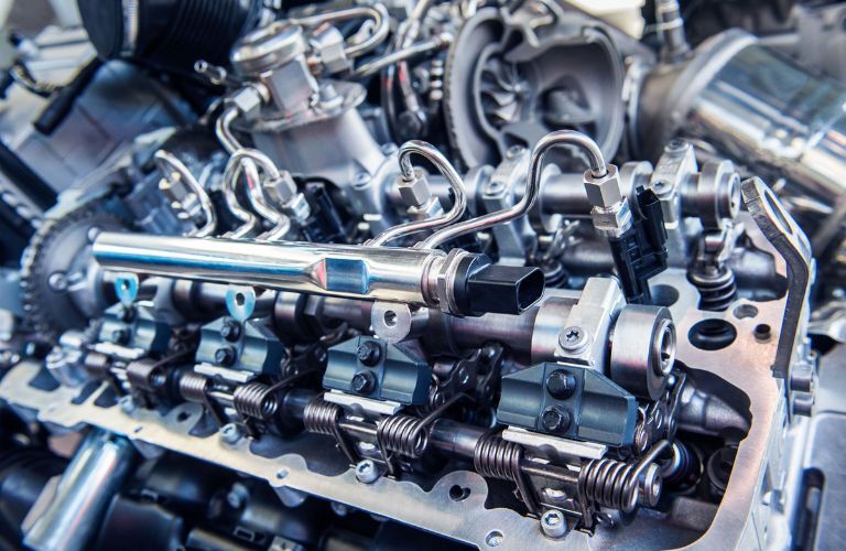 image of an inline-4 turbo engine