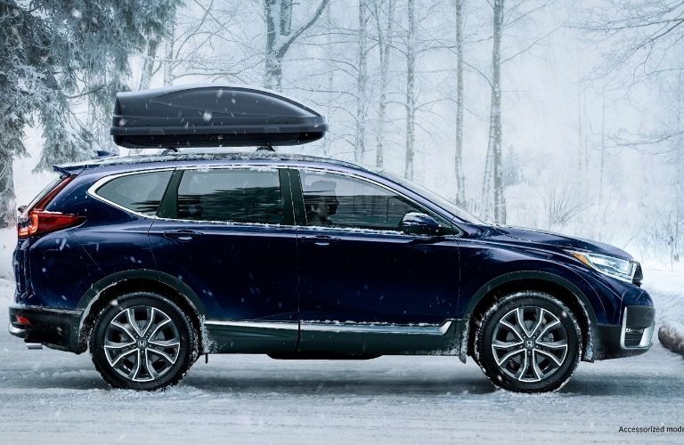 2022 Honda CR-V in the snow