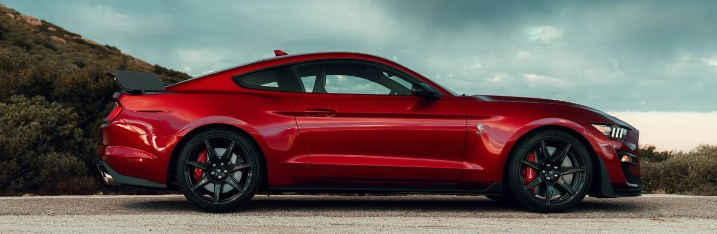 Side View of the new 2022 Ford Mustang Shelby GT500