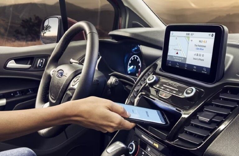 2024 Ford Transit Connect wireless charging pad