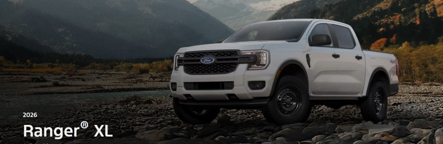 2026 Ford Ranger XL front and side angle
