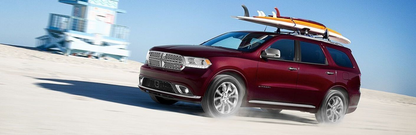 2020 Dodge Durango at the beach