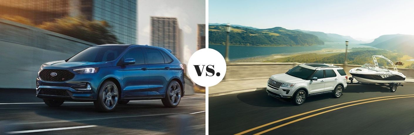 2019 Ford Edge vs 2019 Ford Explorer