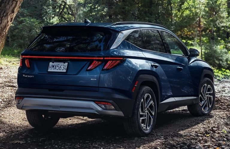 2025 Hyundai Tucson back and side view