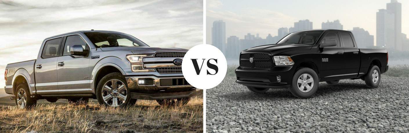 2018 Ford F-150 vs 2018 RAM 1500