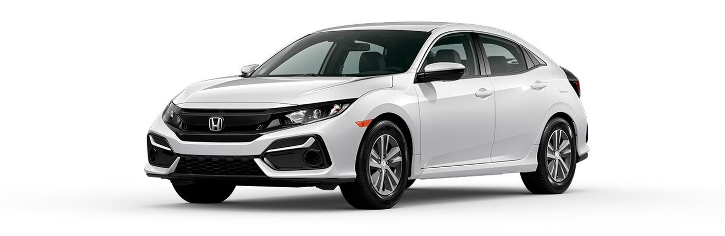 2021 Honda Civic Hatchback on white