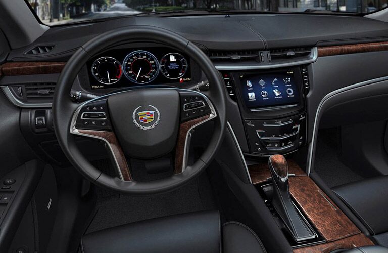 Interior cockpit of a 2013 Cadillac XTS