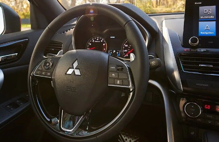 2022 Mitsubishi Eclipse Cross interior steering wheel