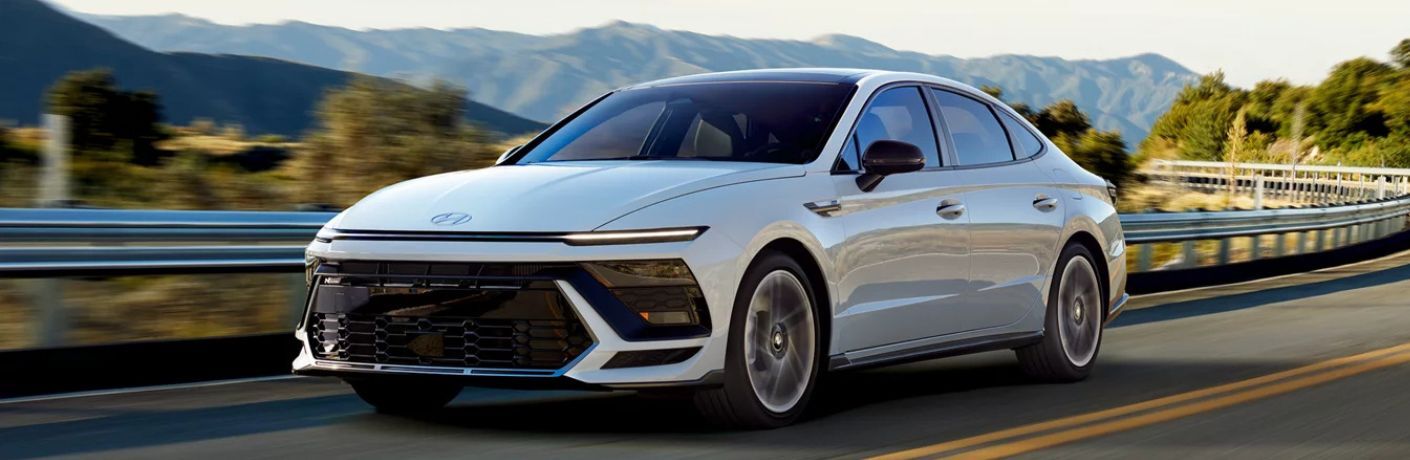 2025 Hyundai Sonata front and side view