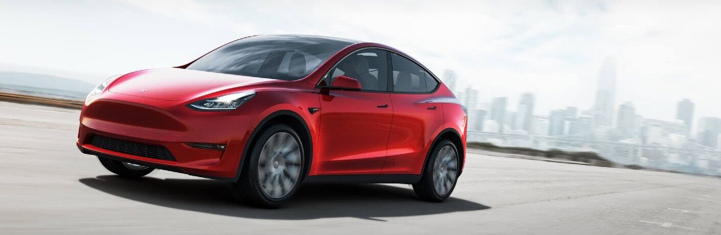 2021 Tesla Model Y Exterior Driver Side Front Profile