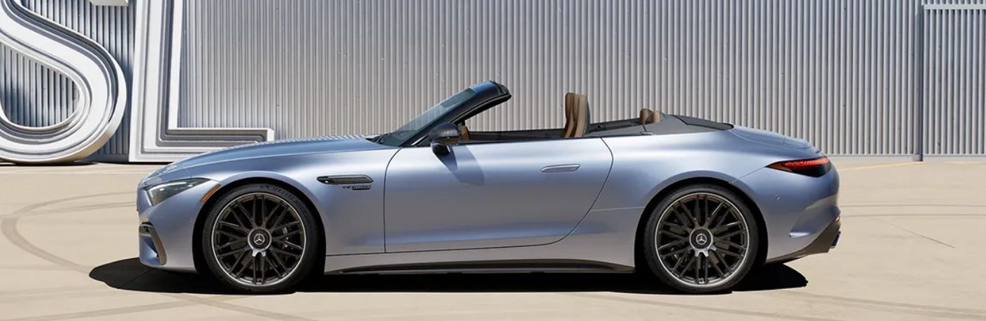 side view image of a 2024 Mercedes-Benz AMG SL 43 Roadster