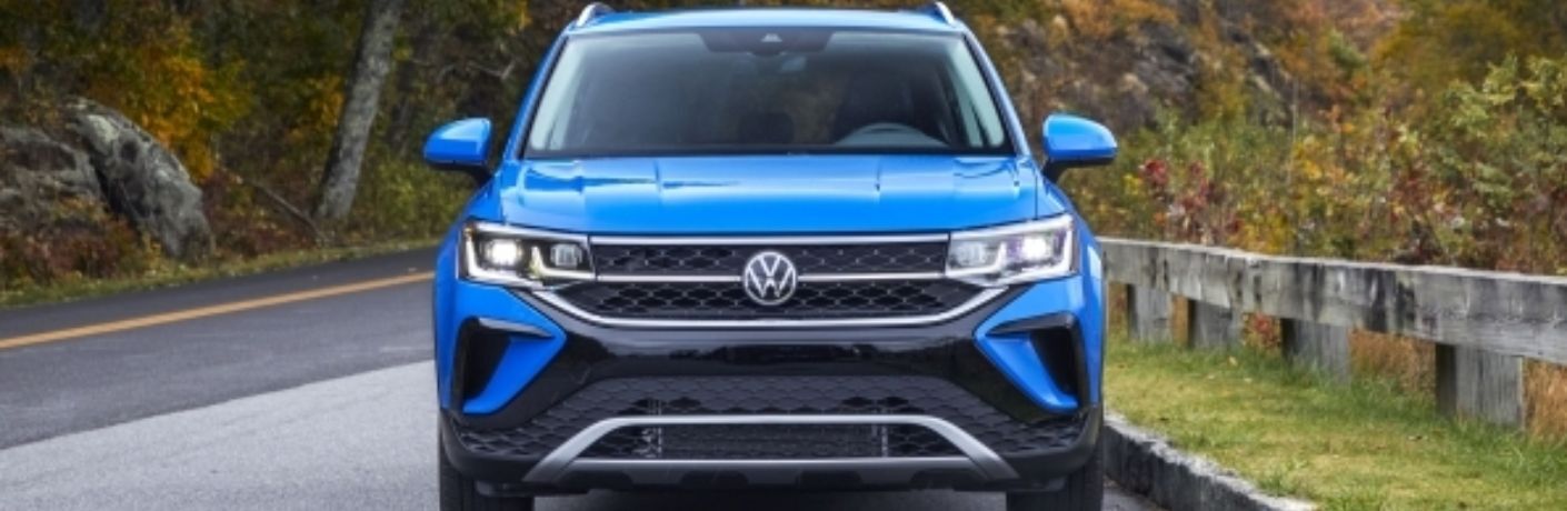 Front view of a 2022 Volkswagen Taos