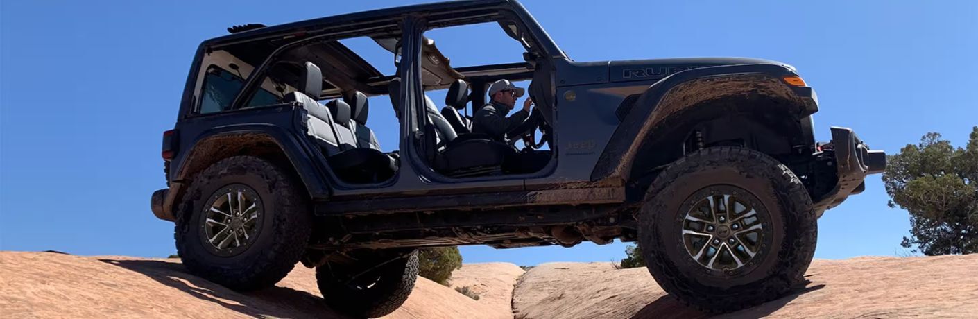 2024 Jeep Wrangler Black off-roading