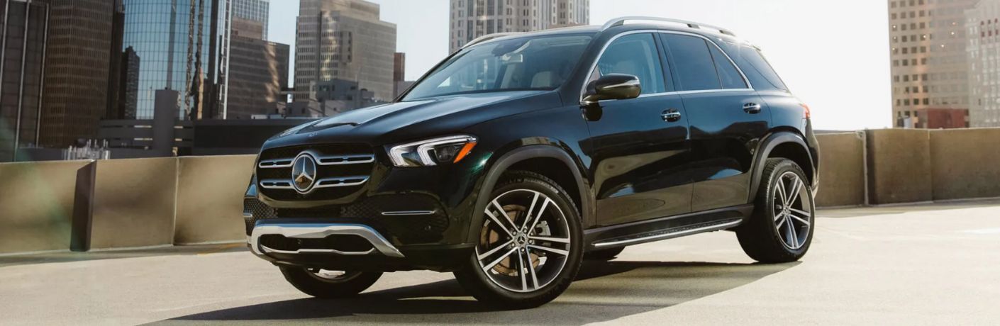 front and side view of a Mercedes-Benz