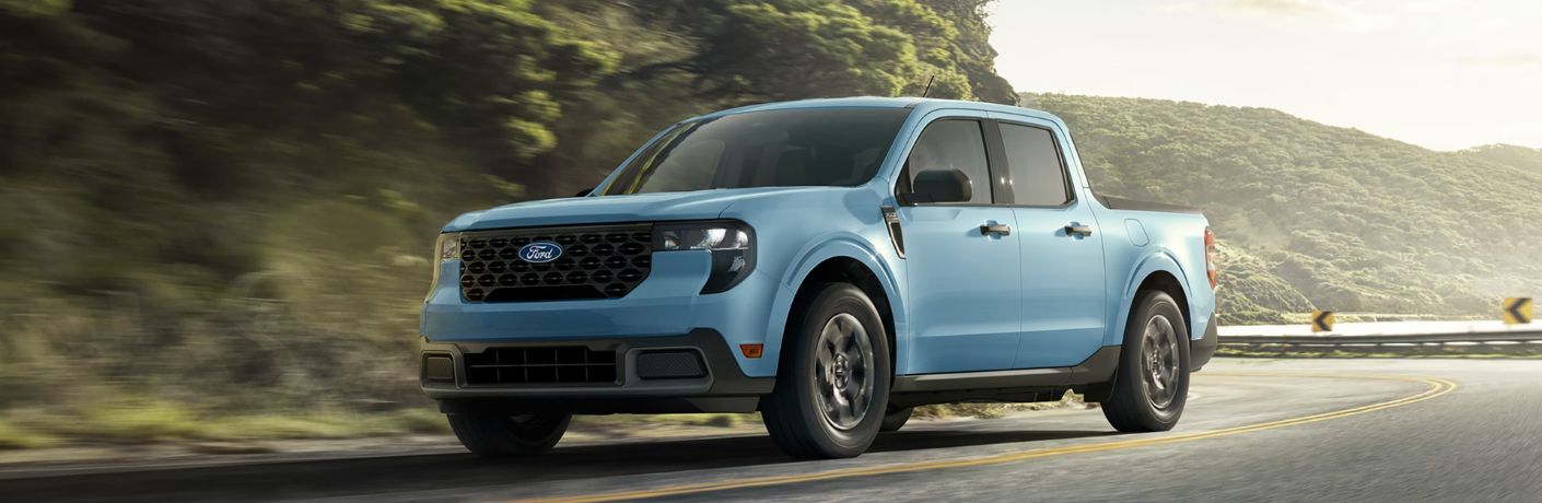 2026 Ford Maverick in light blue
