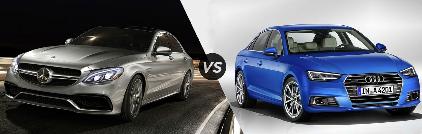 2017 Mercedes-Benz C-Class VS Audi A4