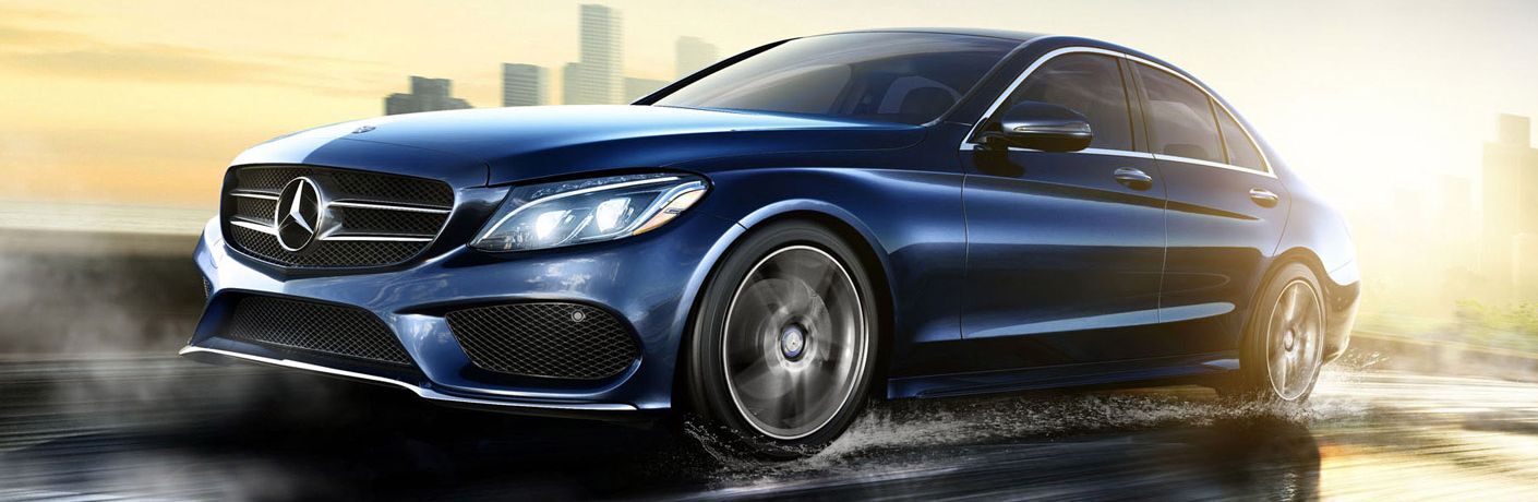 2016 Mercedes-Benz C-Class sedan on the road