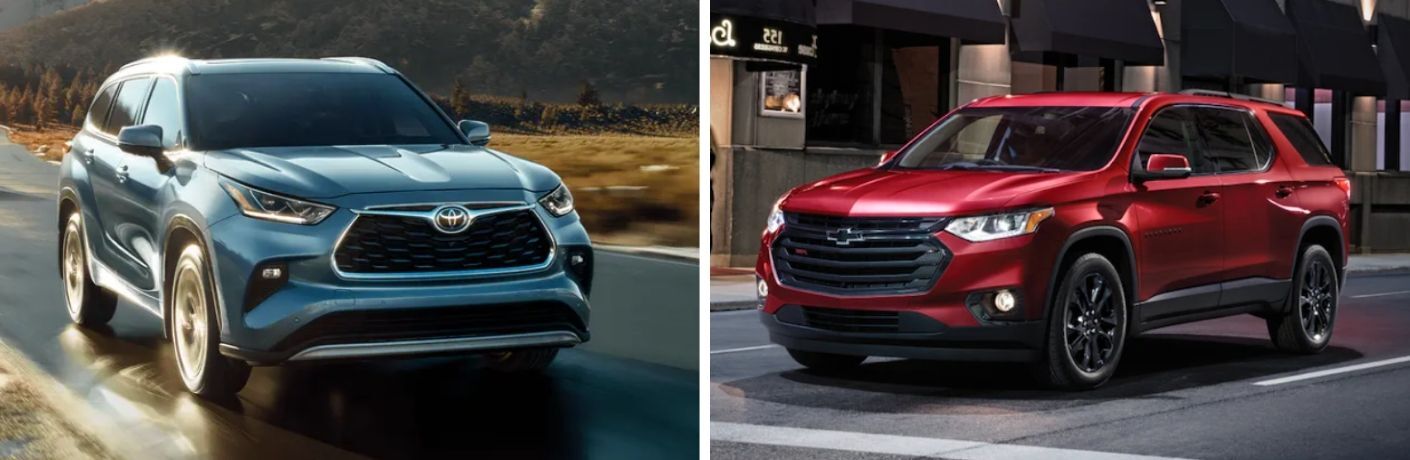 2021 Toyota Highlander Vs 2021 Chevrolet Traverse