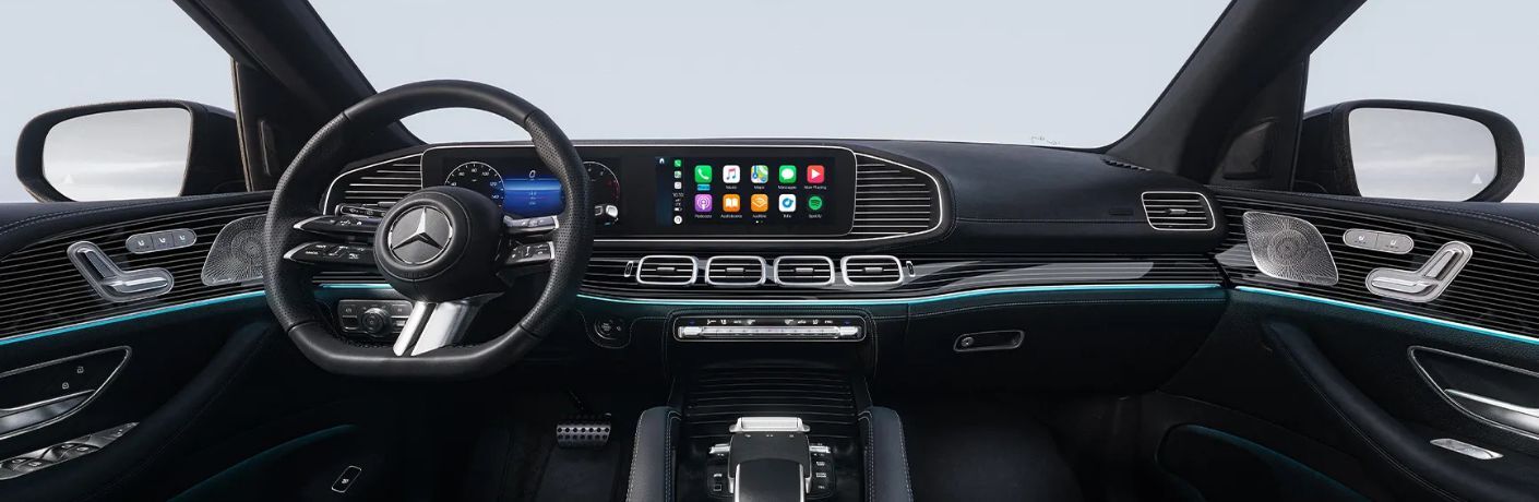 front dashboard of a car