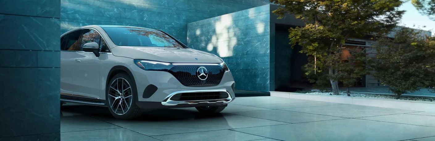 front end view of the 2024 Mercedes-Benz EQE sedan