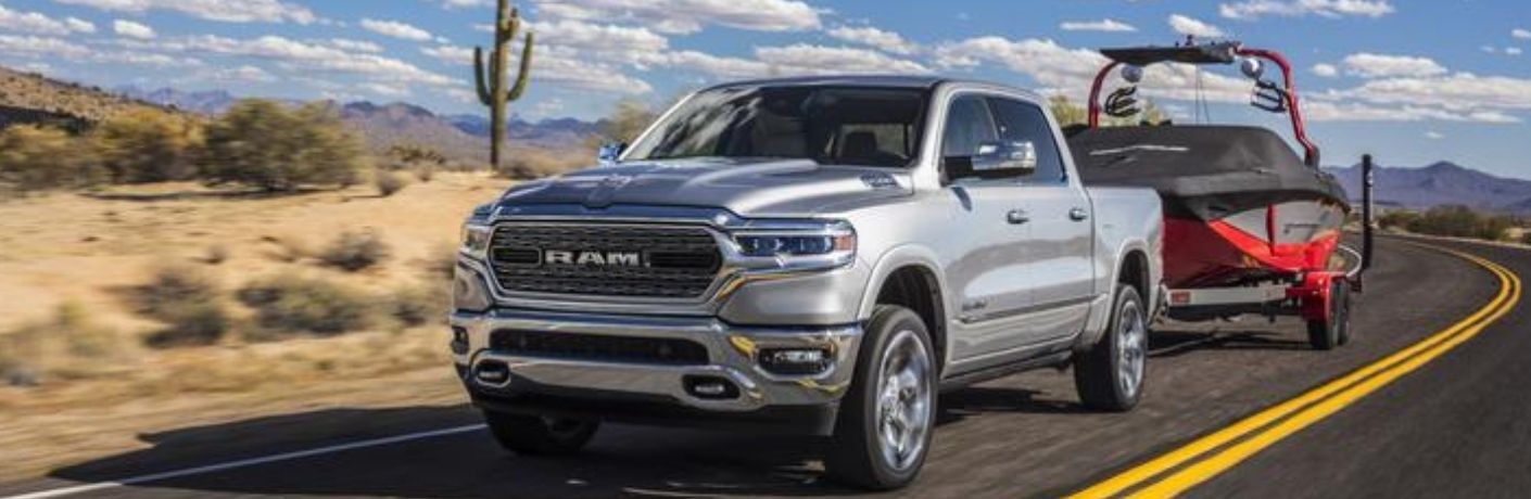 2020 Ram 1500 Limited Towing a Trailer