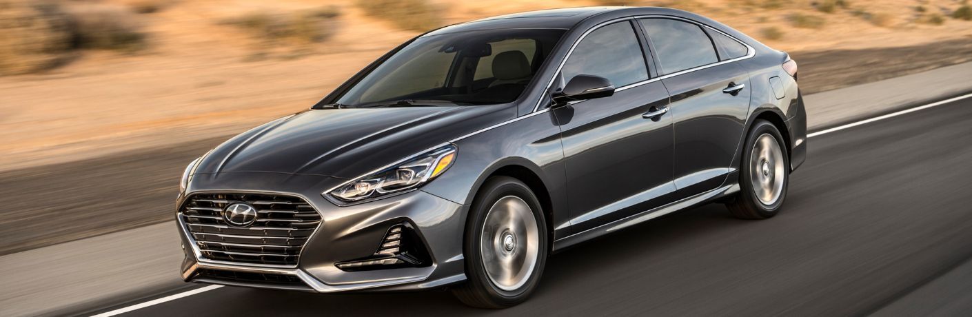 2018 Hyundai Sonata SEL on the road.