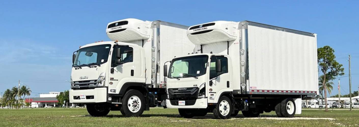 Used reefer trucks for South Florida food delivery