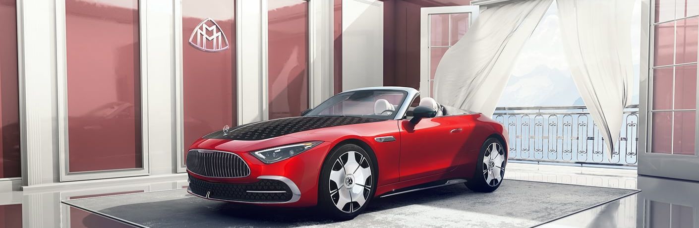 front quarter view of the  2026 Mercedes-Maybach SL 680 Monogram Series