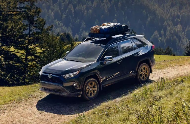 2023 Toyota RAV4 in an off-road terrain